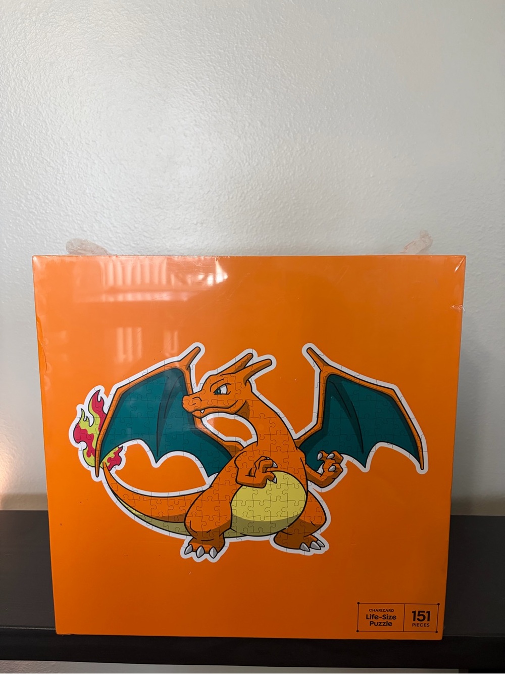 Pokémon Charizard Life-Size 151-Piece Interlocking Cardboard Puzzle Orange/Blue